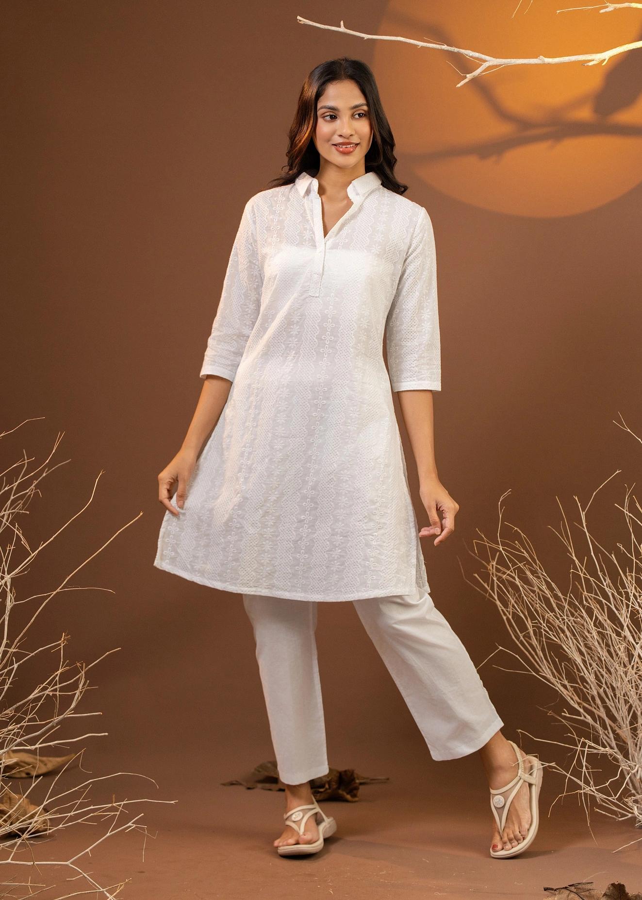 white-plain-pant