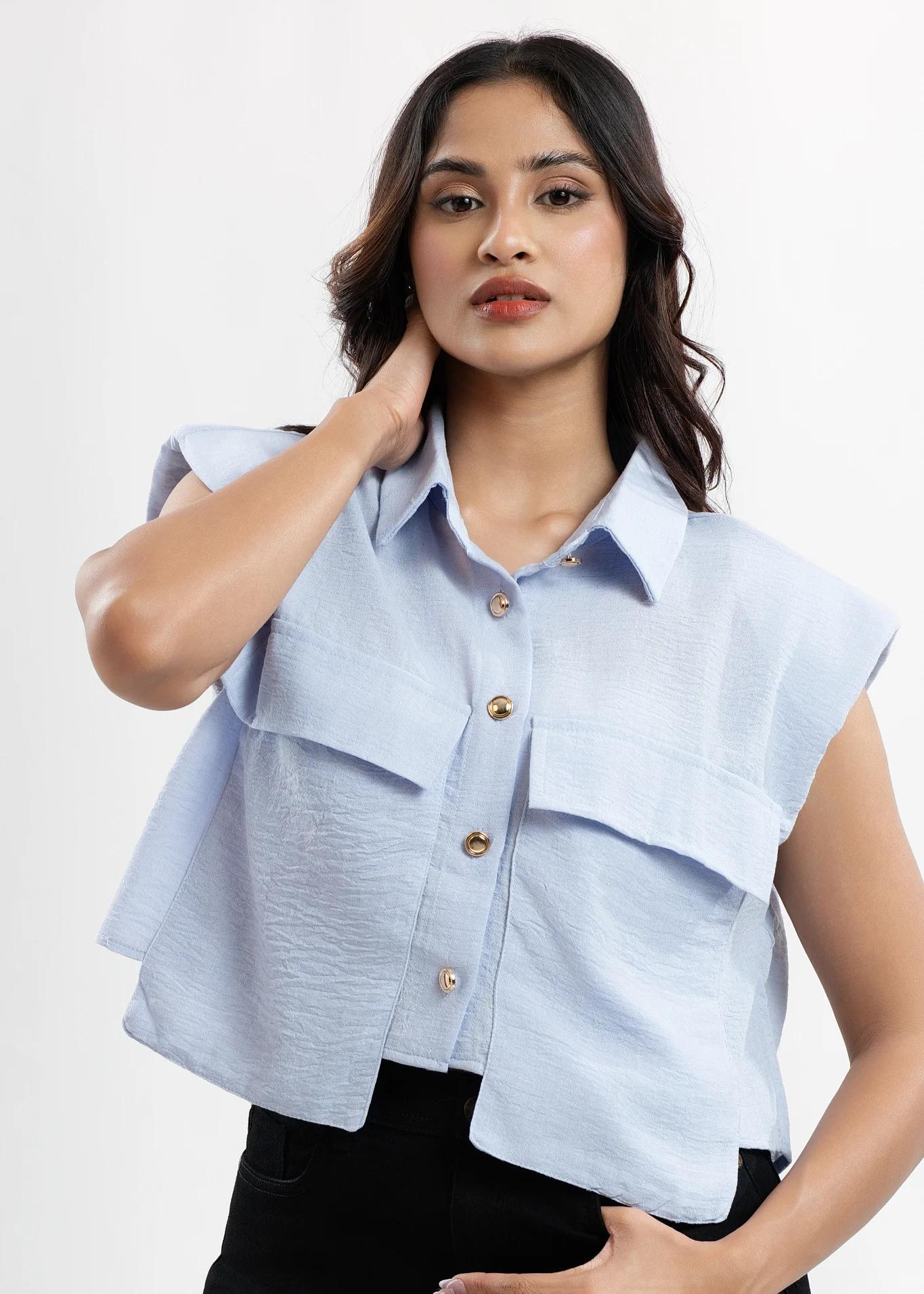 elara-capsleeve-utility-cropped-shirt