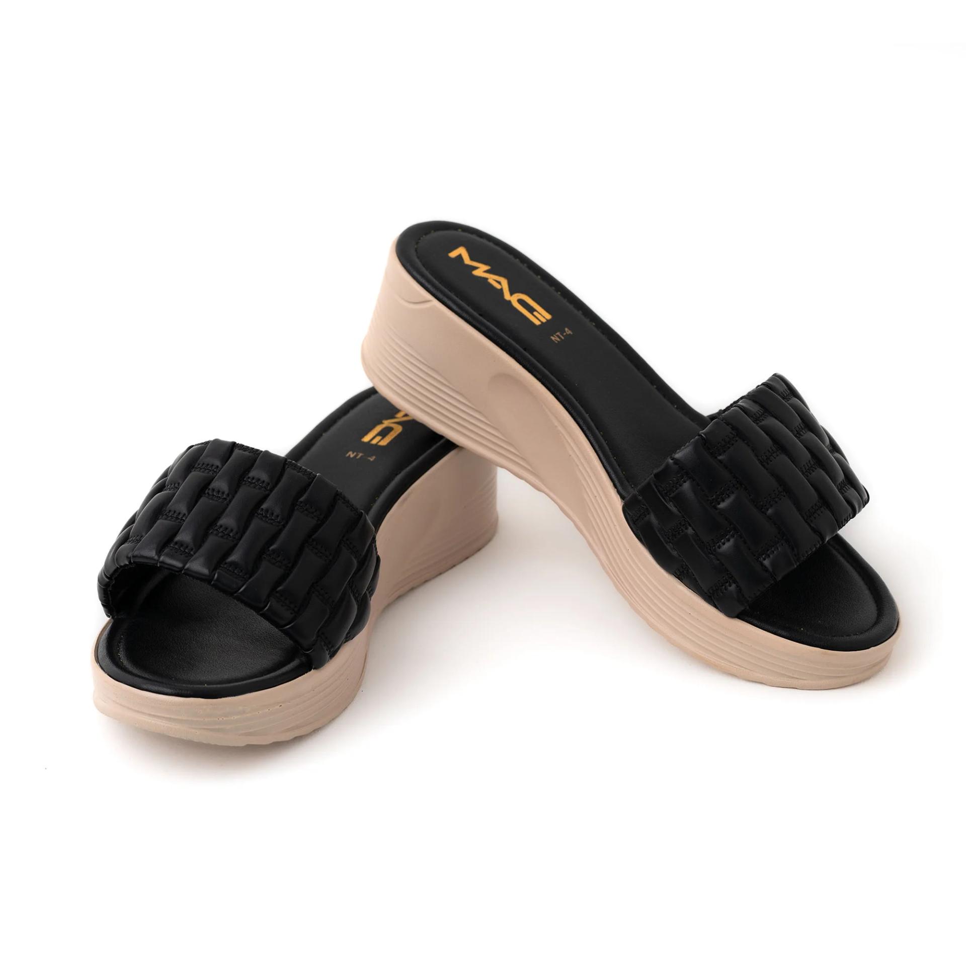 womens-black-woven-block-heel-mules