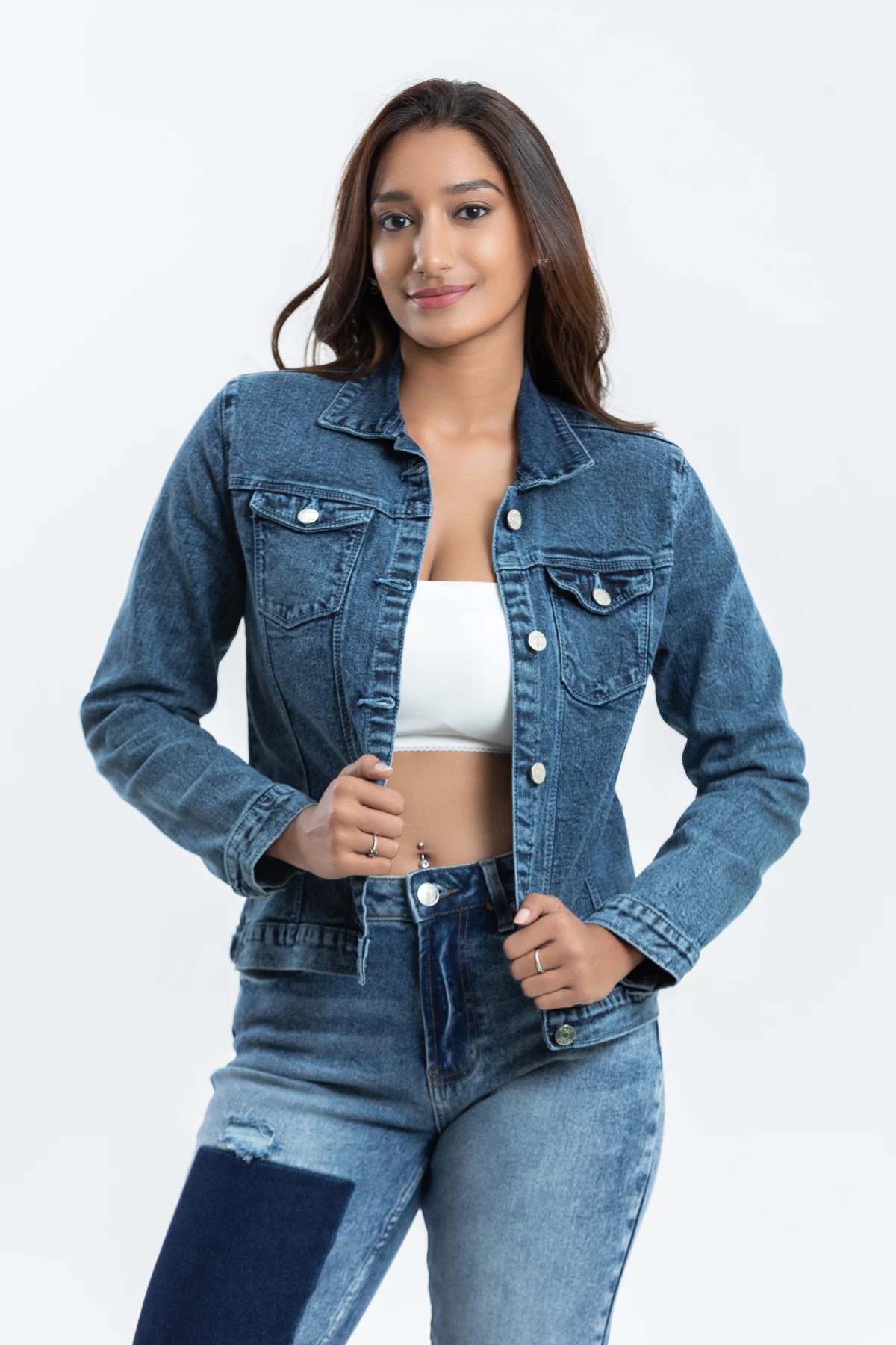 Carven Blue Denim - Boyfriend Jeans Women
